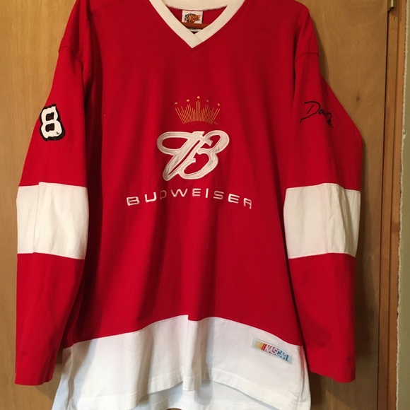 Chase Authentic long sleeve Dale Jr/Budweiser tee - Picture 2 of 7